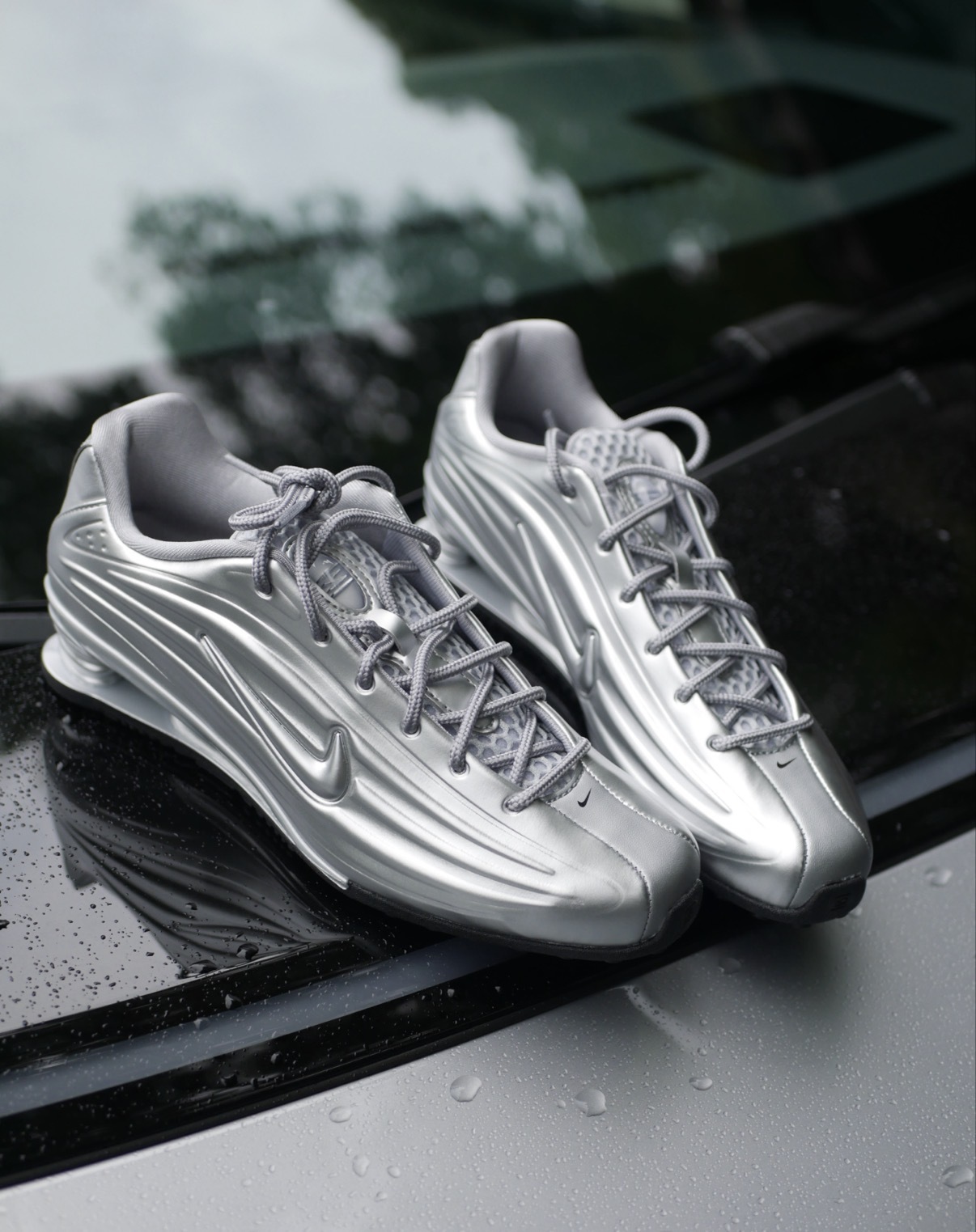 女鞋 NIKE W SHOX Z 銀色 氣墊 緩震 復古 彈簧鞋 運動鞋【IO7843-002】
