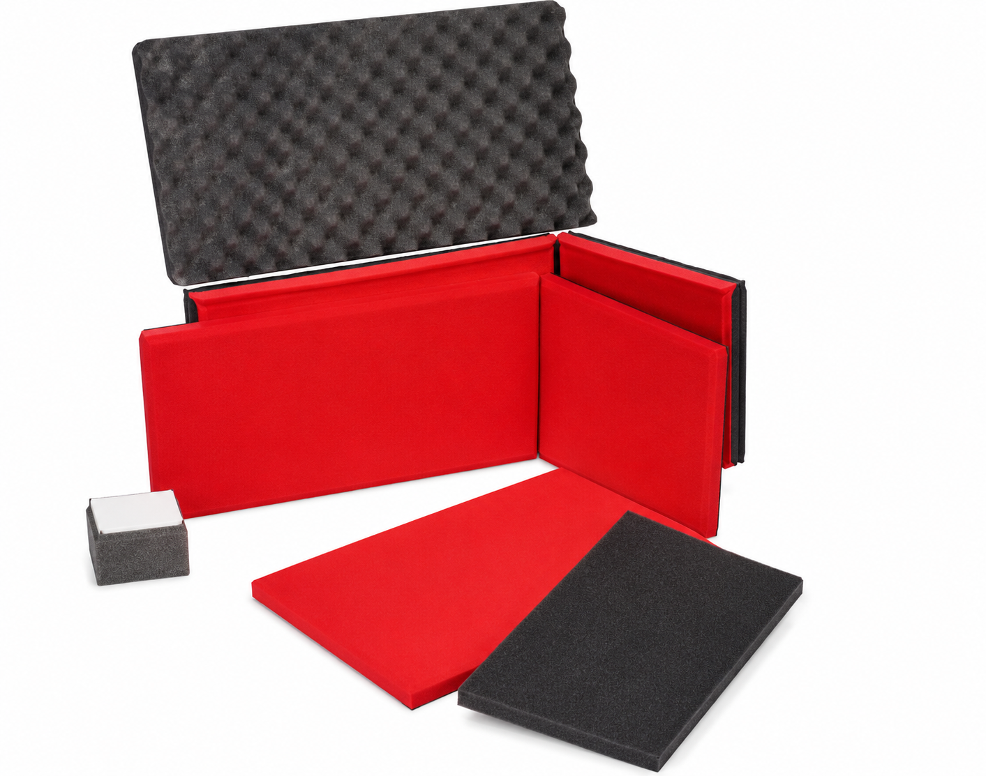 Long-Format Protective Foam Inlay & Divider Set for HPRC 4200 | Hard Case Insert Fits PELICAN Cases | Size Check Required & DIY Customizable Cut