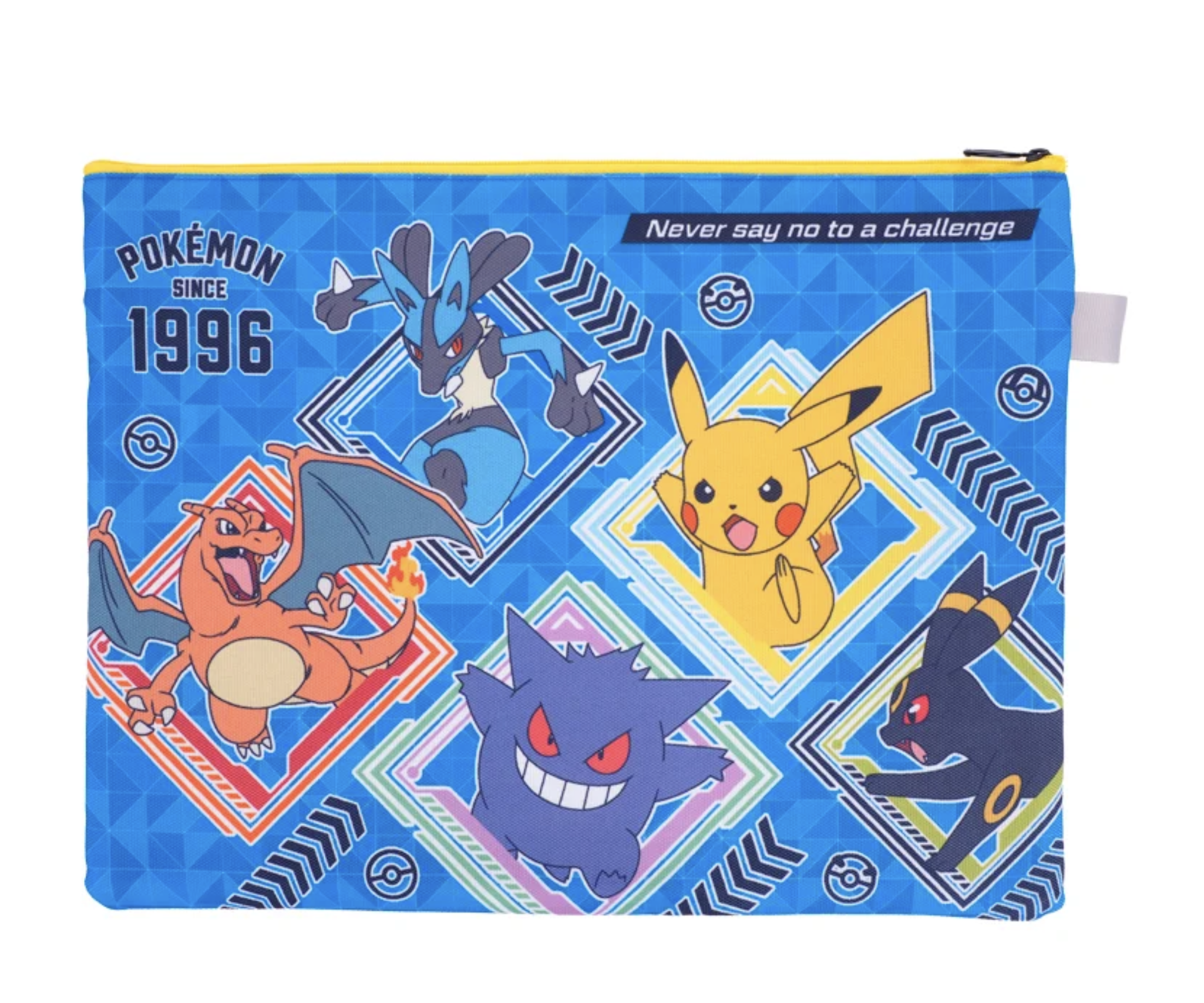 Pokémon 布文件袋 3拉鍊格 PKM-7165-2