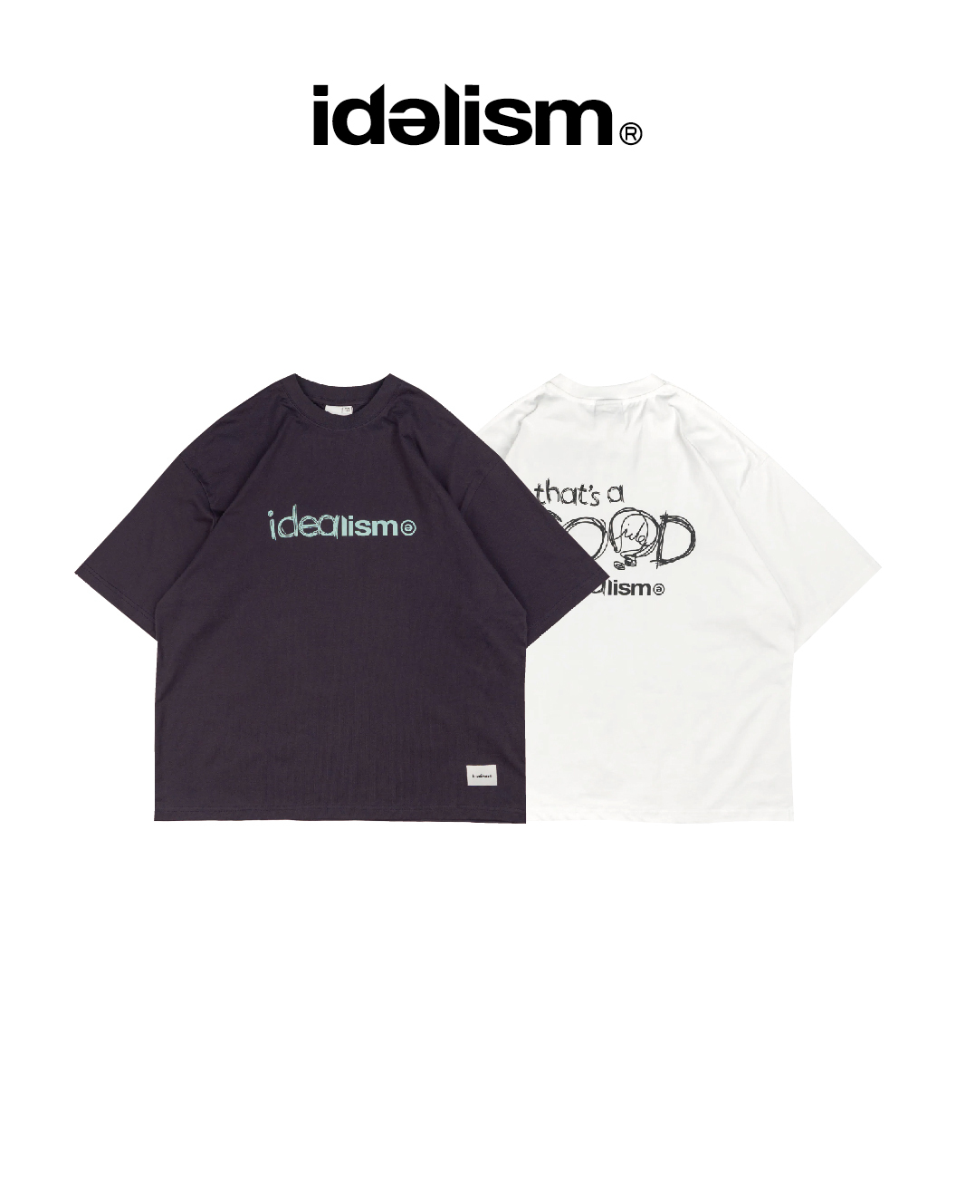 idealism 手繪圖像短T｜Drew Tee（26SS）