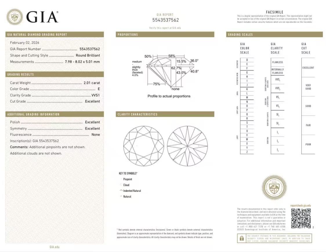 พลอยเพชรกลมเปล่า GIA ระดับท็อป | คอลเลกชันประกายดวงดาว