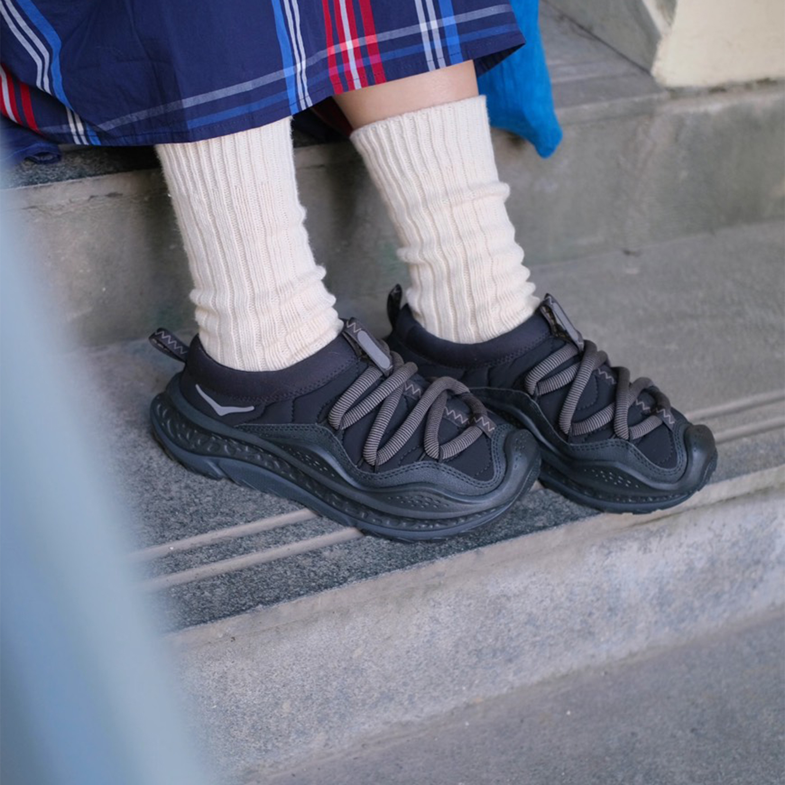 HOKA ONE ONE Ora Primo 恢復拖鞋 穆勒鞋 麵包鞋 厚底 踩屎感 粗編織 毛毛蟲 山系 戶外機能 半拖鞋 1141570-BBLC