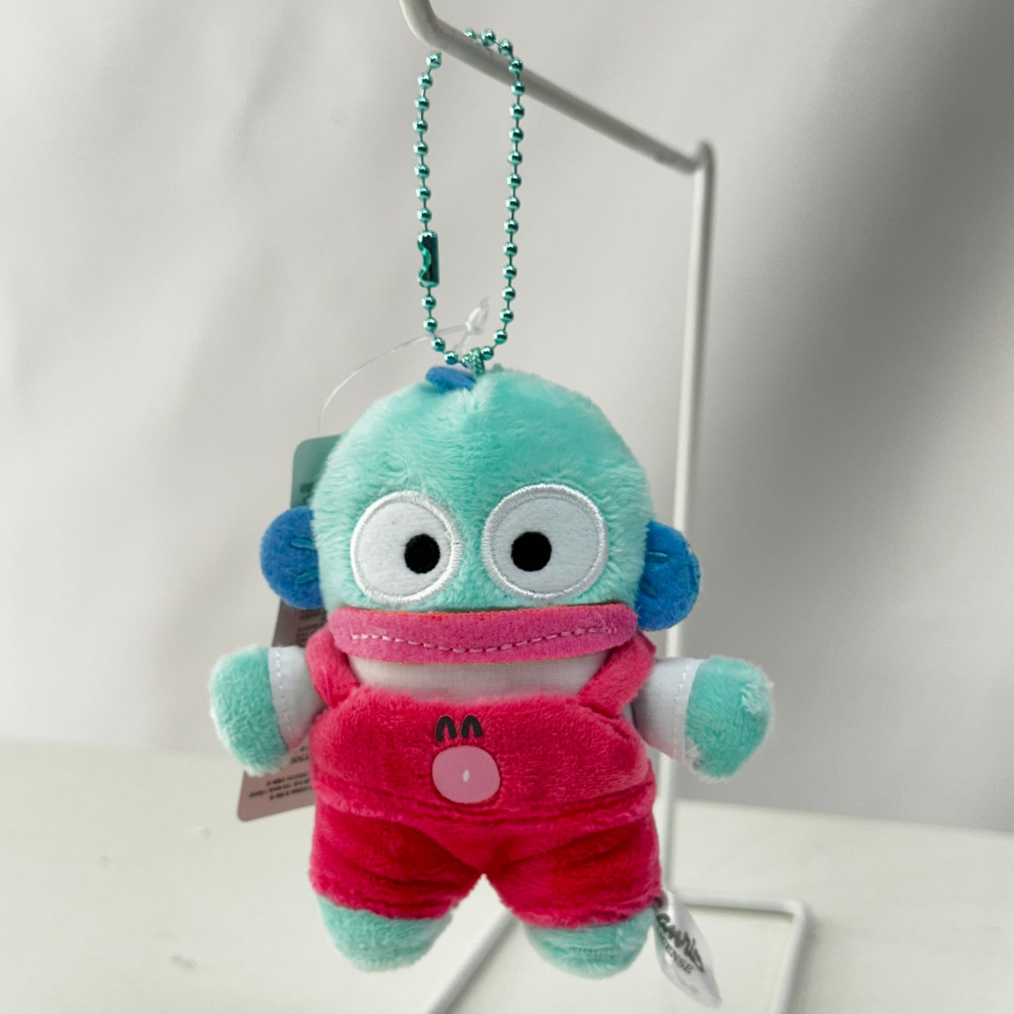 Sanrio HANGYODON Overalls Plush Doll Keychain (10cm)