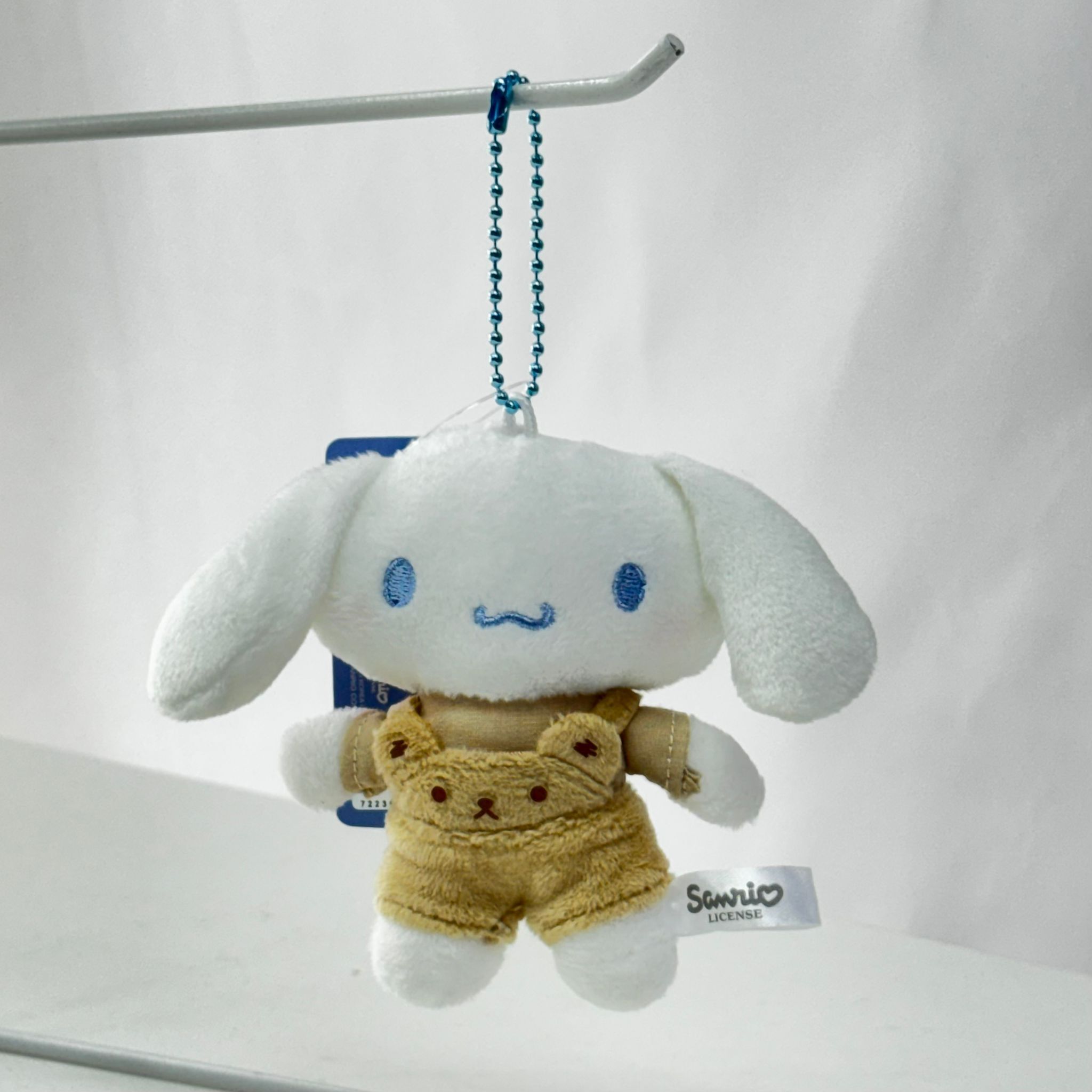 Sanrio Cinnamoroll Overalls Plush Doll Keychain (10cm)
