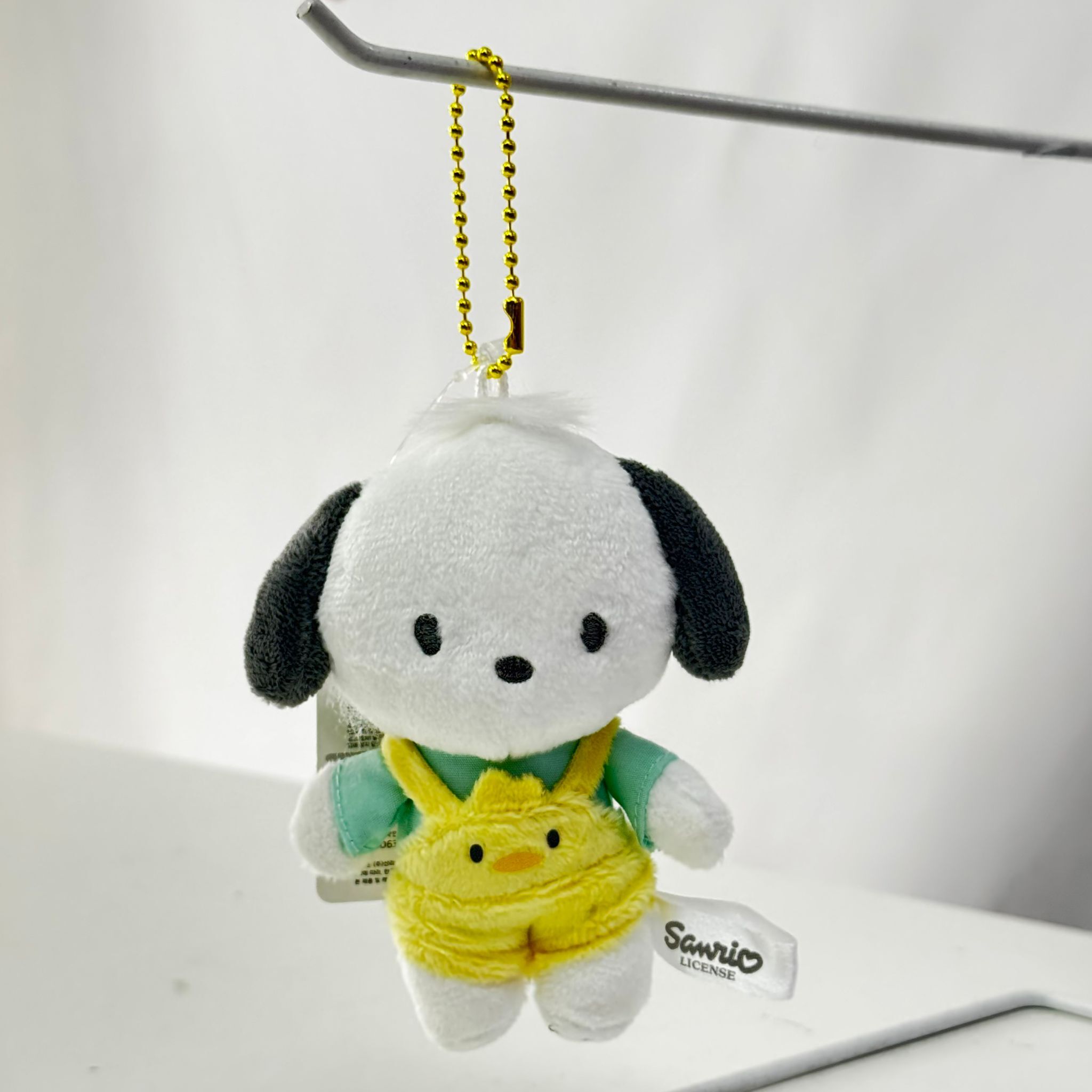 Sanrio POCHACCO Overalls Plush Doll Keychain (10cm)
