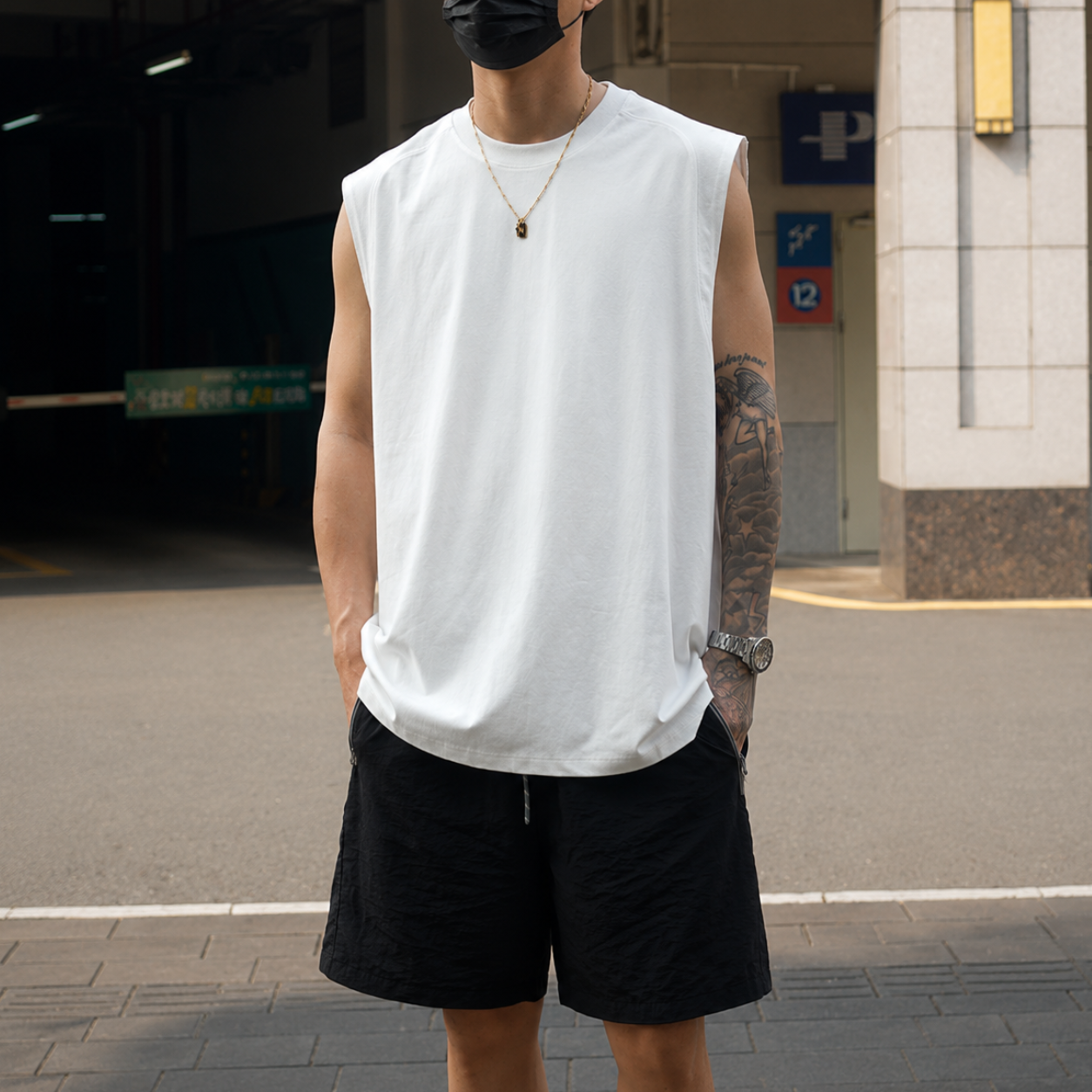 超彈力涼感速乾百搭背心
