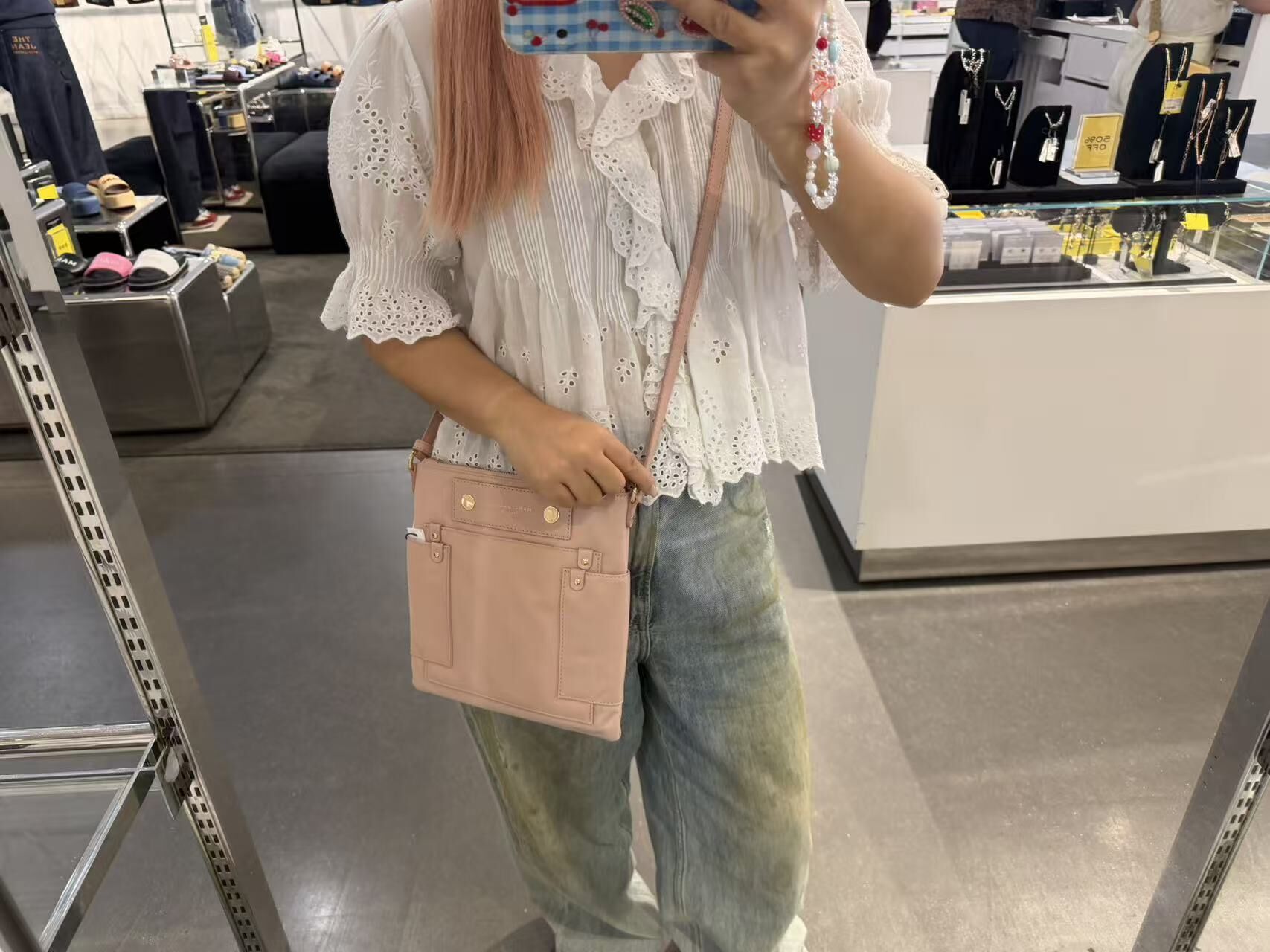 【直播】Marc Jacobs LX062649 斜咩袋(粉色)