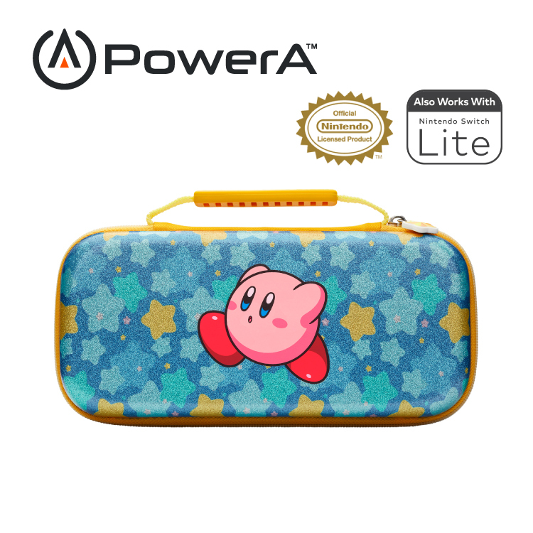 【出清特惠】【PowerA】|任天堂官方授權|收納保護殼(NSCS0301-01) - 星之卡比．藍色星辰