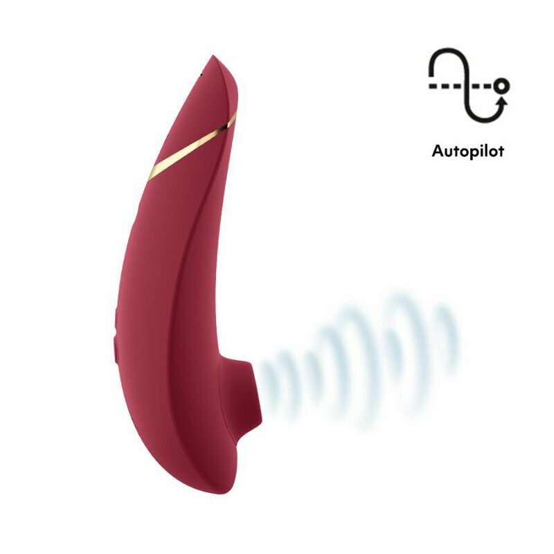 Womanizer Premium 2 Luxurious Clitoral Stimulator Red