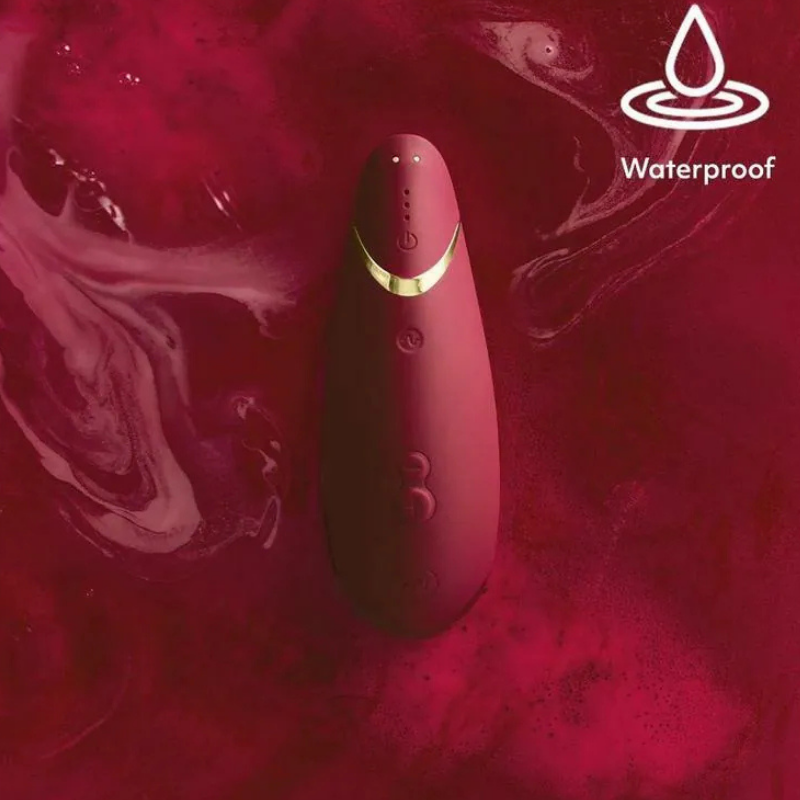 Womanizer Premium 2 Luxurious Clitoral Stimulator Red