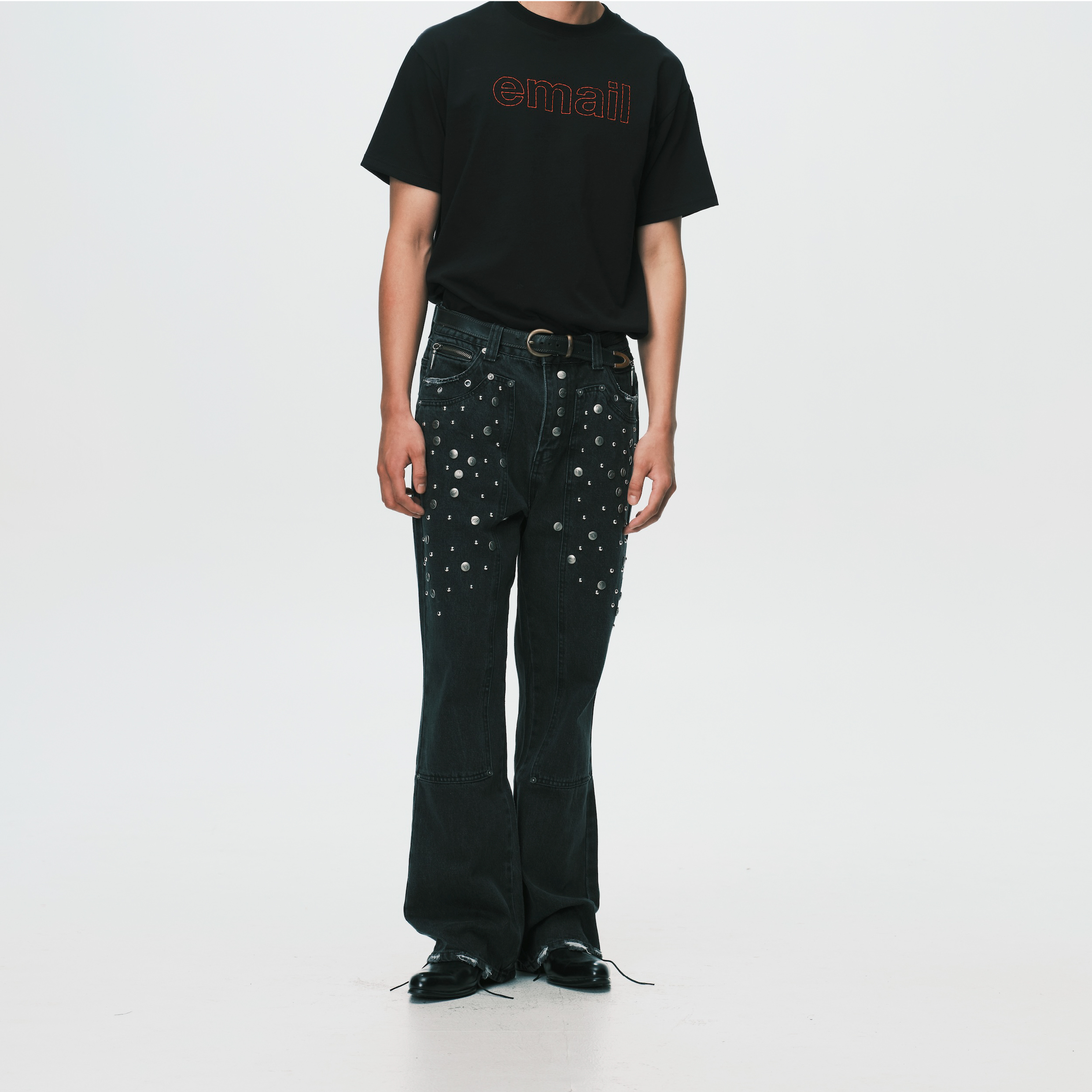 nul1.org x JOBDATASHEET Studded Jeans D35 [nu-P65]