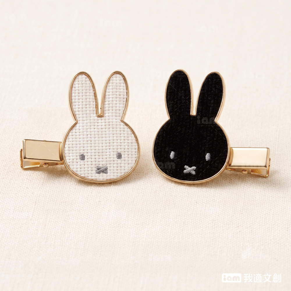 【MIFFY】米飛小香風金屬髮夾｜兩入一組