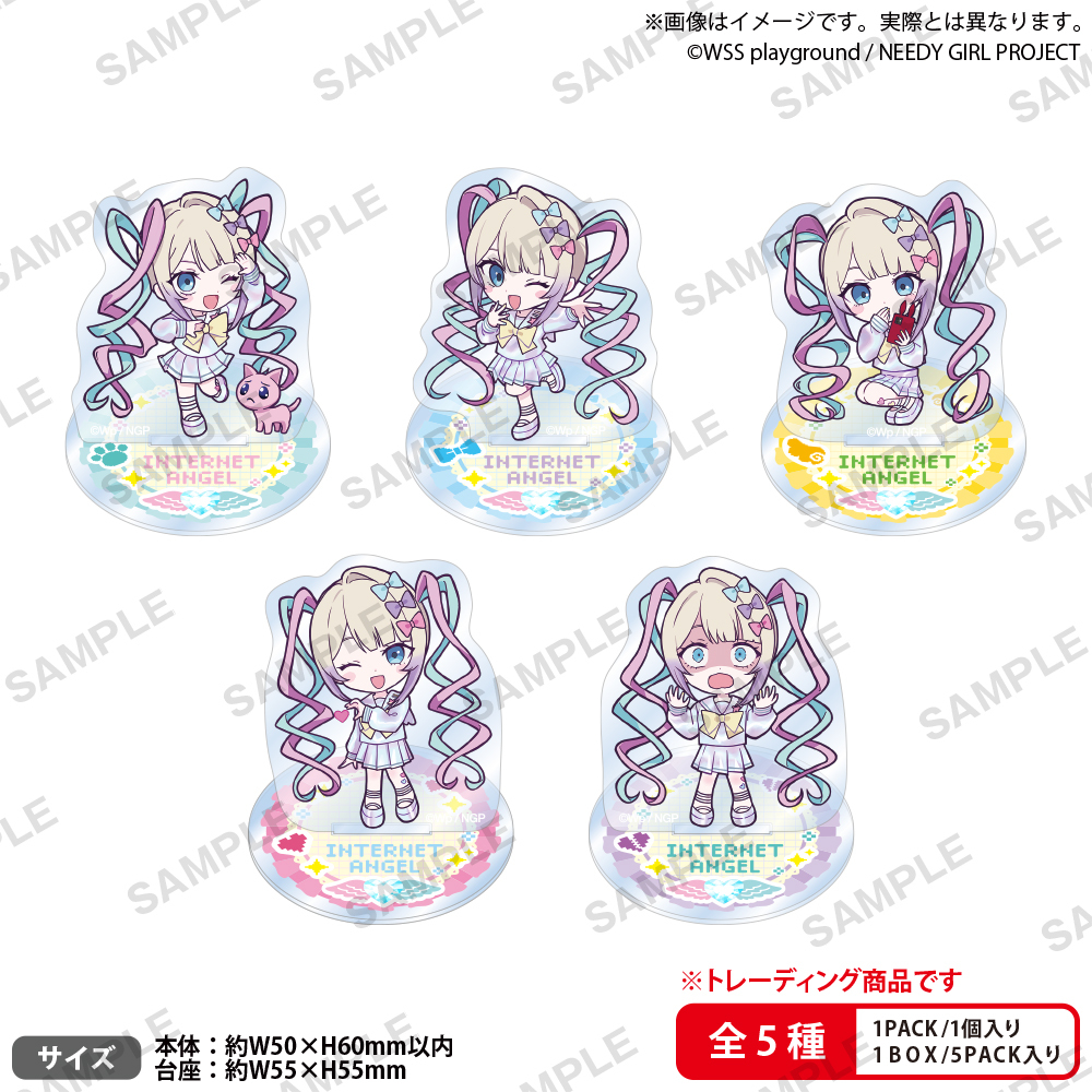 「ACG.GO」「預購」Bushiroad Creative《主播女孩重度依賴 NEEDY STREAMER OVERLOAD》壓克力立牌 (整盒5入)