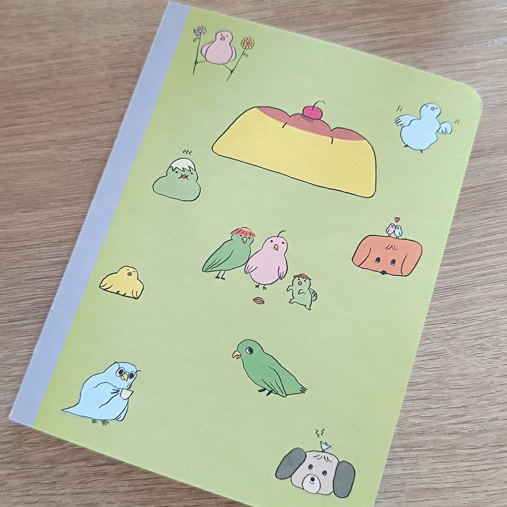 韓mindobitto．Parrot note 鸚鵡 A6筆記本