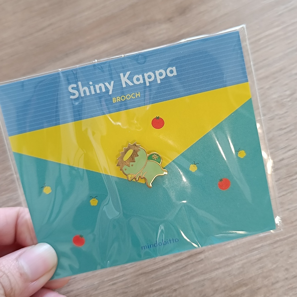 韓mindobitto．河童 胸針 Shiny Kappa