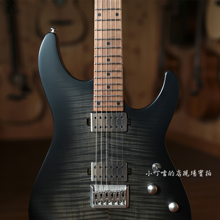 Schecter C-1 standard plus 火烤楓木琴頸 電吉他 半透黑色漸層 附袋 C1-STANDARDPLUS-BK