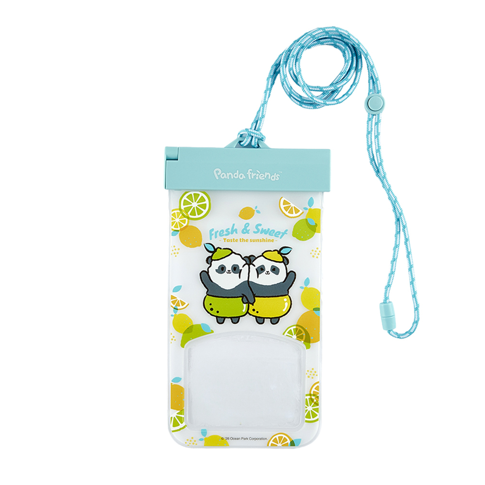 Panda Friends Summer Collection: Jia Jia & De De Lemon Water-Proof Bag