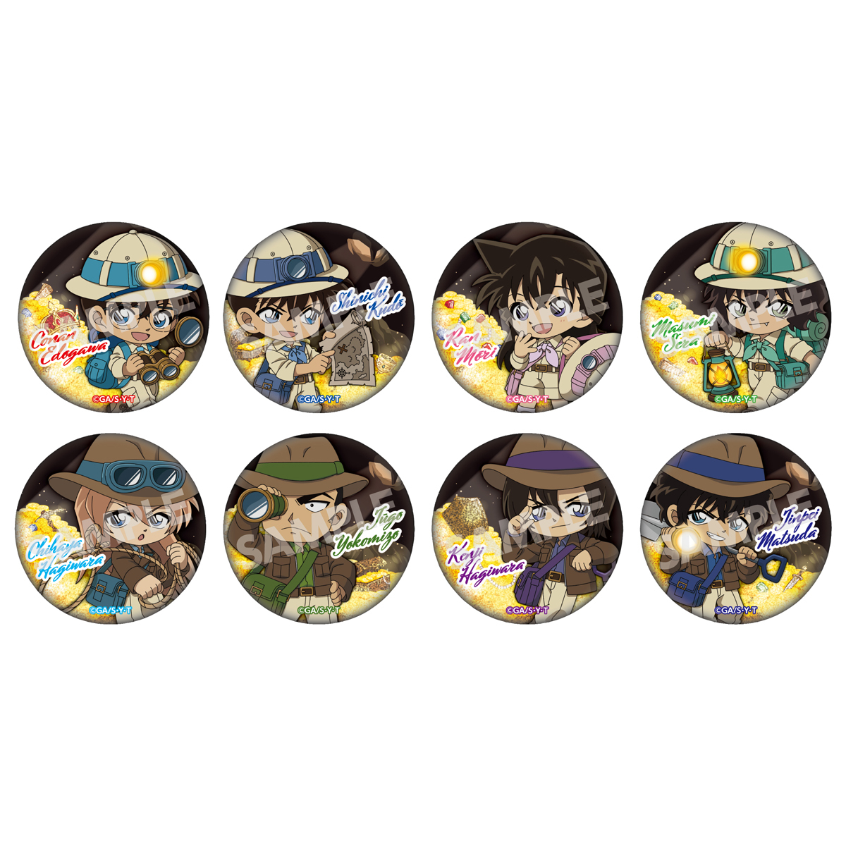 「ACG.GO」「預購」Zero-G Act《名偵探柯南》Adventure Collection 閃亮徽章 (整盒8入)