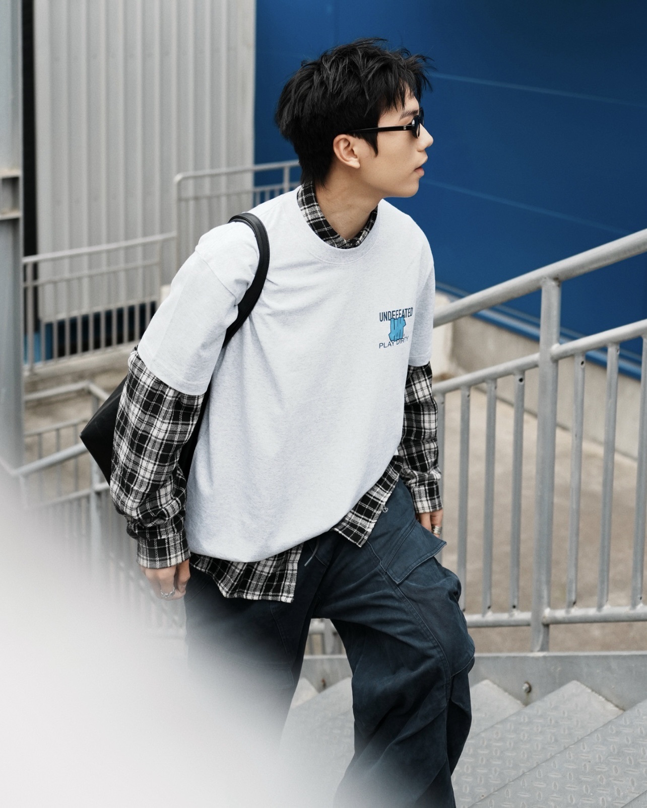 #預購 UNDEFEATED 26SS 背後大LOGO 字母印花短踢 三色