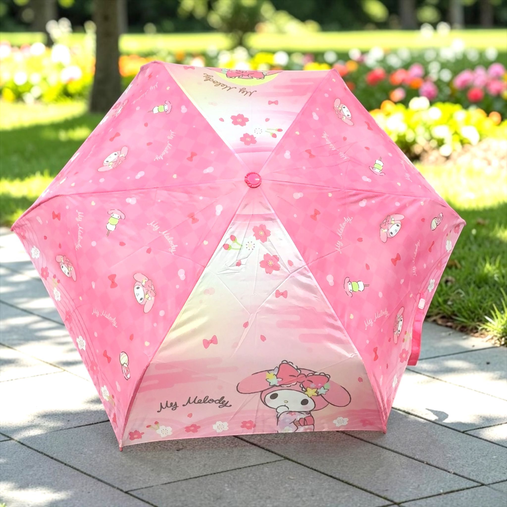 25103-MM Sanrio My Melody 日本和風縮骨遮  #JP-JP25-90463