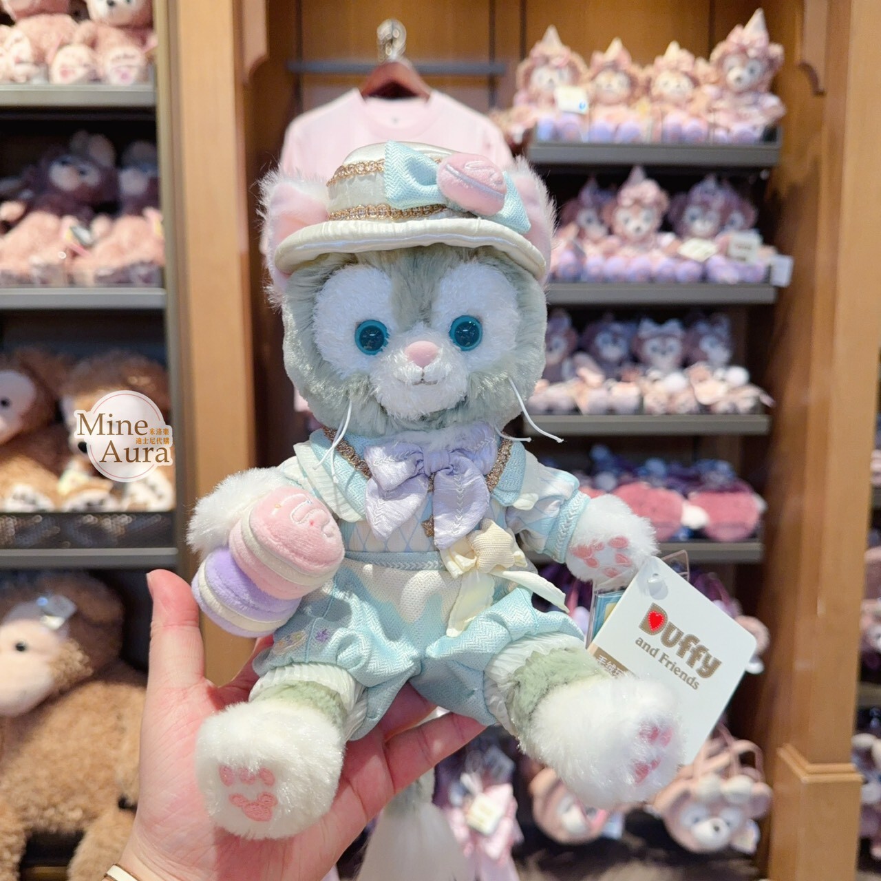 2026 夢幻慶典系列 傑拉托尼 畫家貓 Gelatoni 絨毛 SS號 娃娃 玩偶 -上海迪士尼樂園