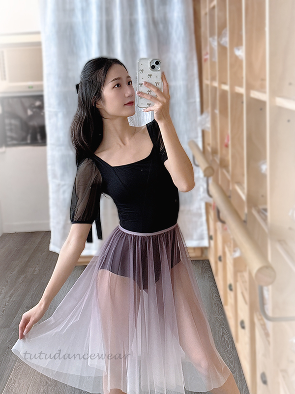 舞者品牌Mia Dancewear【MIA-Rehearsal 漸層套式紗裙】