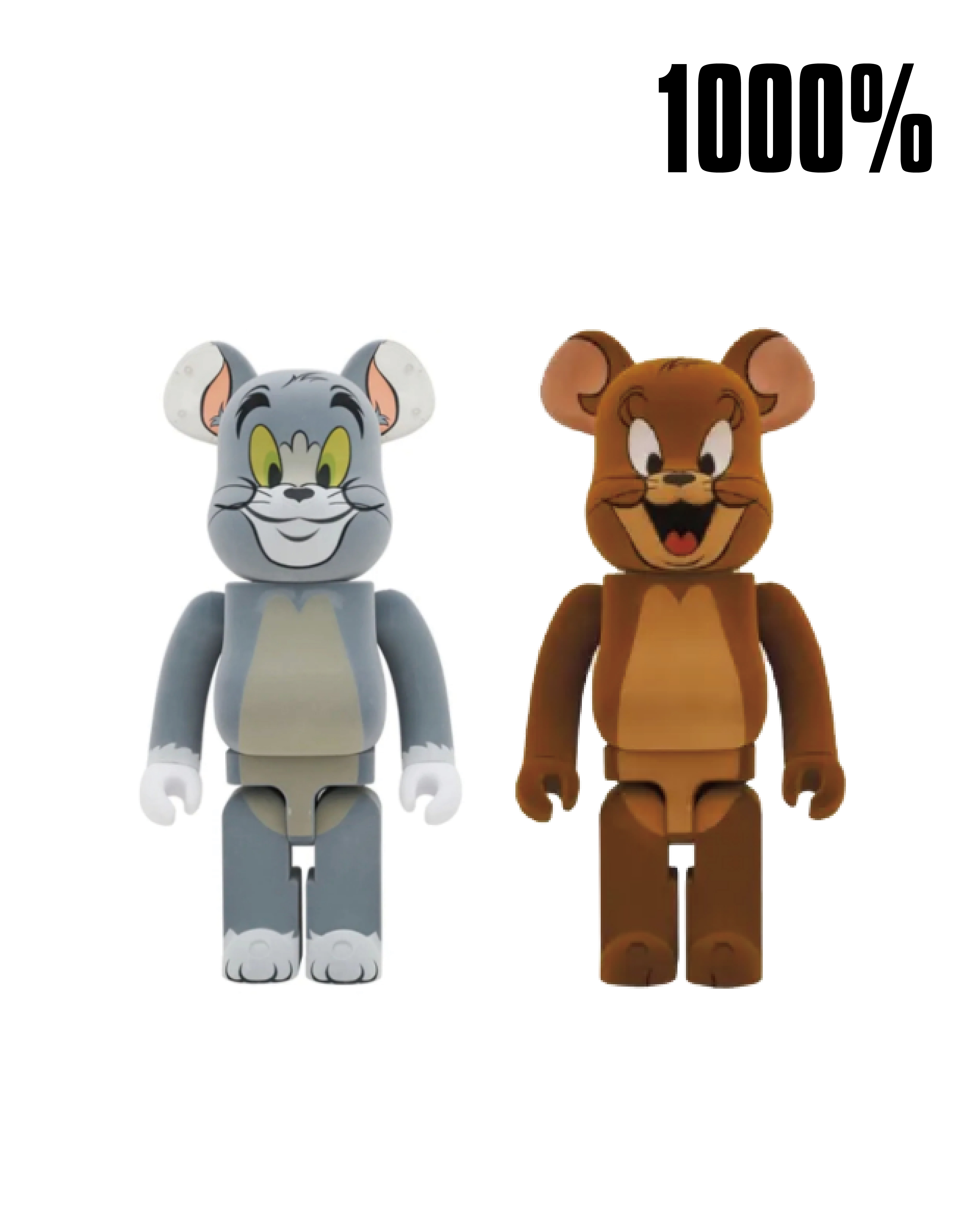 BE@RBRICK Tom Flocky Ver. 1000% + BE@RBRICK JERRY FLOCKY Ver. 1000%