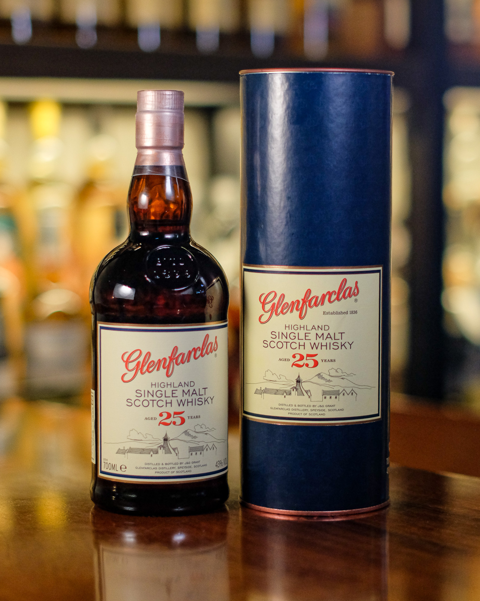 Glenfarclas 25YO 43% (圓桶）