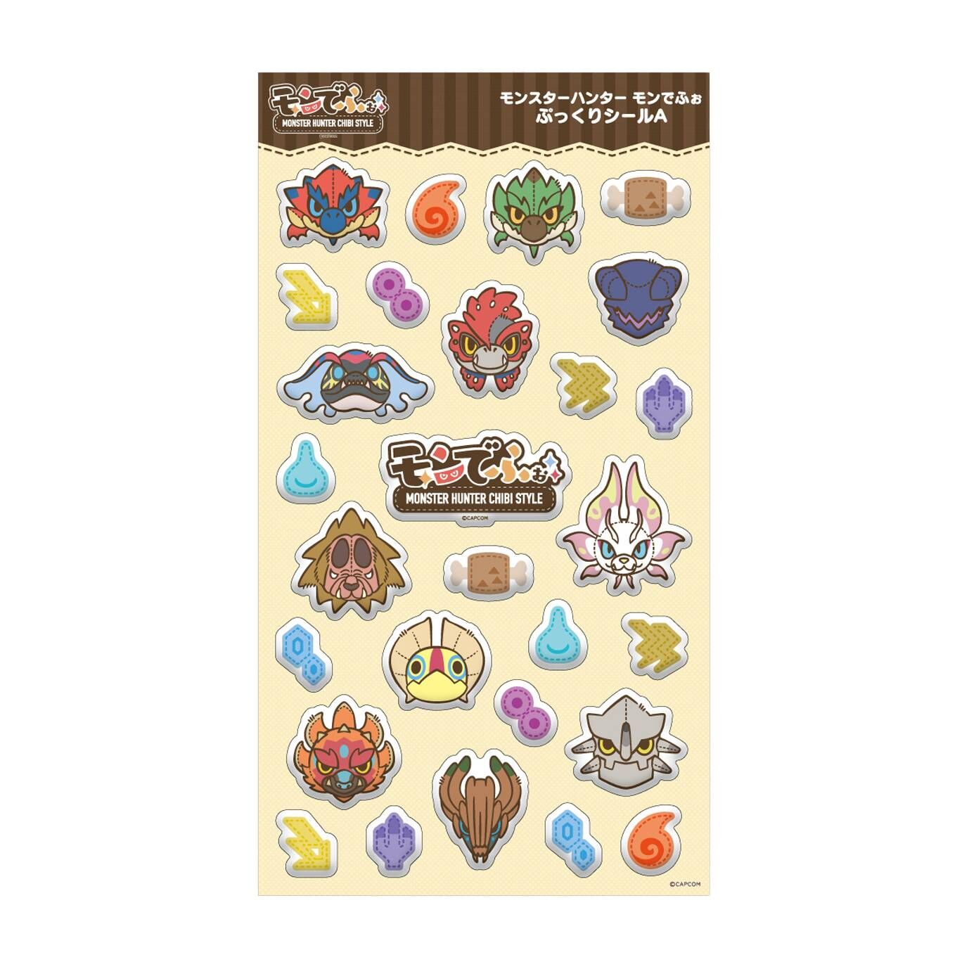 「ACG.GO」「預購」MONSTER HUNTER CHIBI STYLE Soft Sticker A