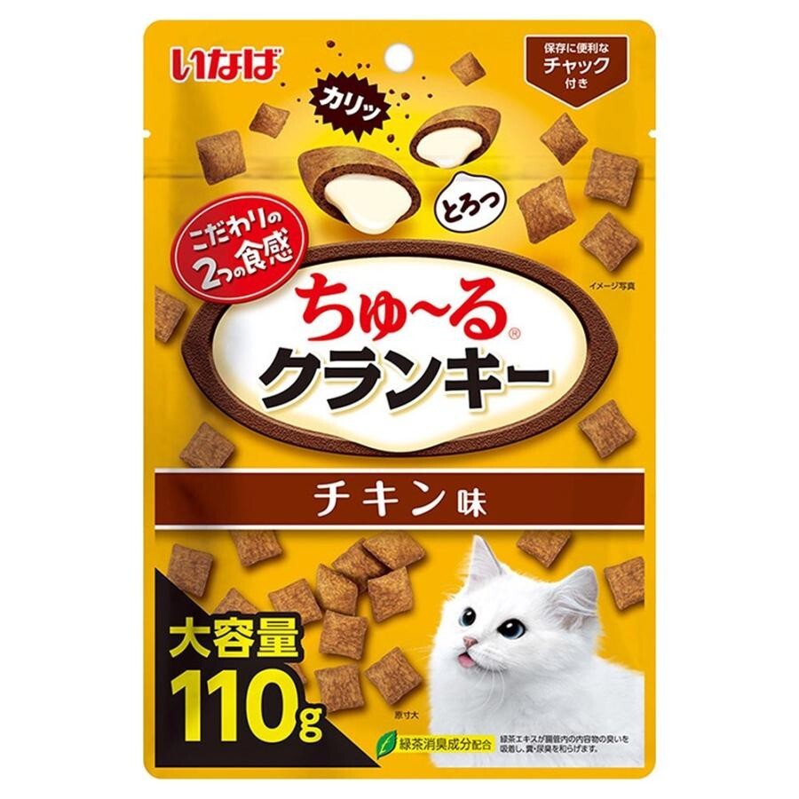 INABA 貓小食．Churu 雞肉味脆脆餅110g