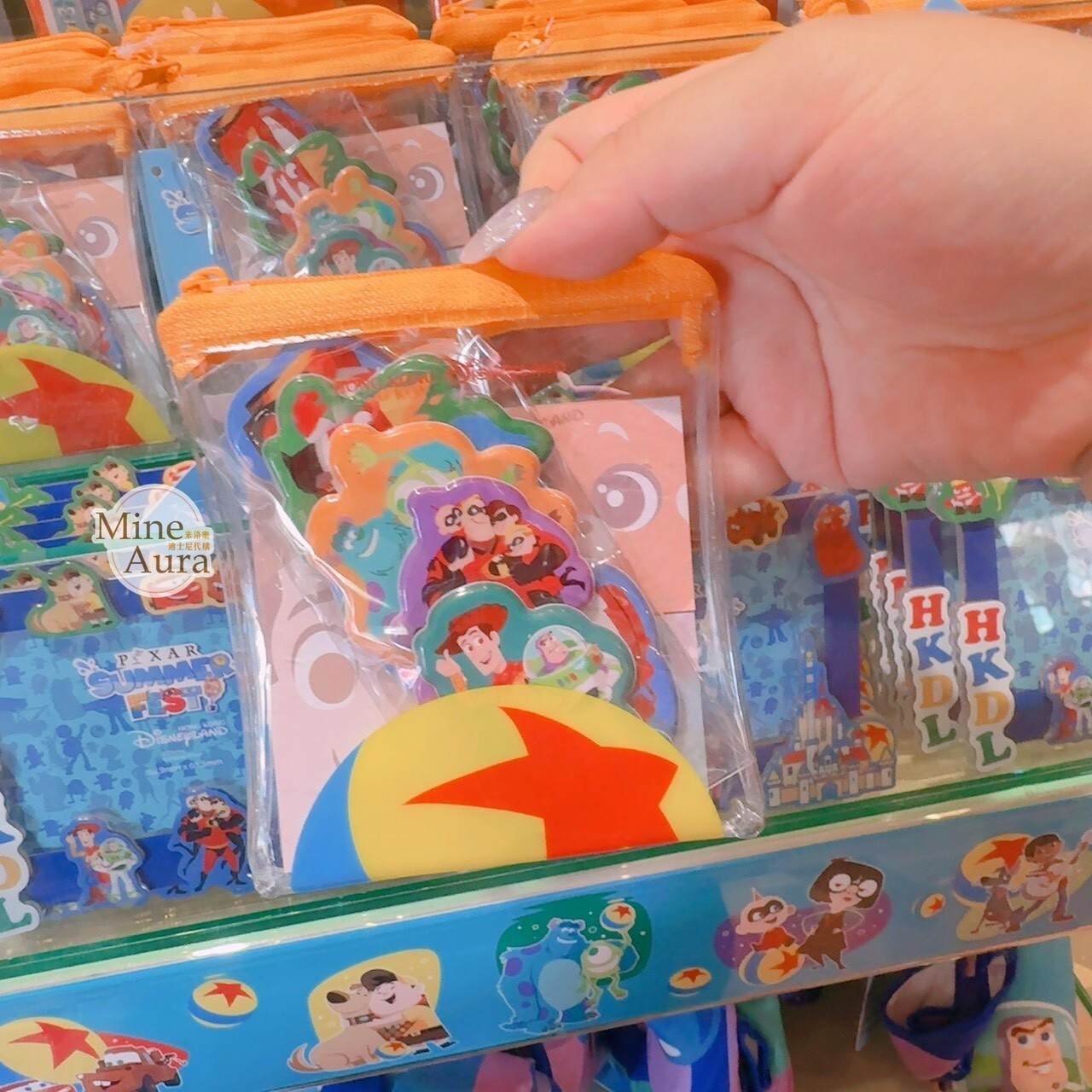 皮克斯 Pixar 玩轉夏日系列 便條紙 + 貼紙 組 文具用品 -香港迪士尼樂園