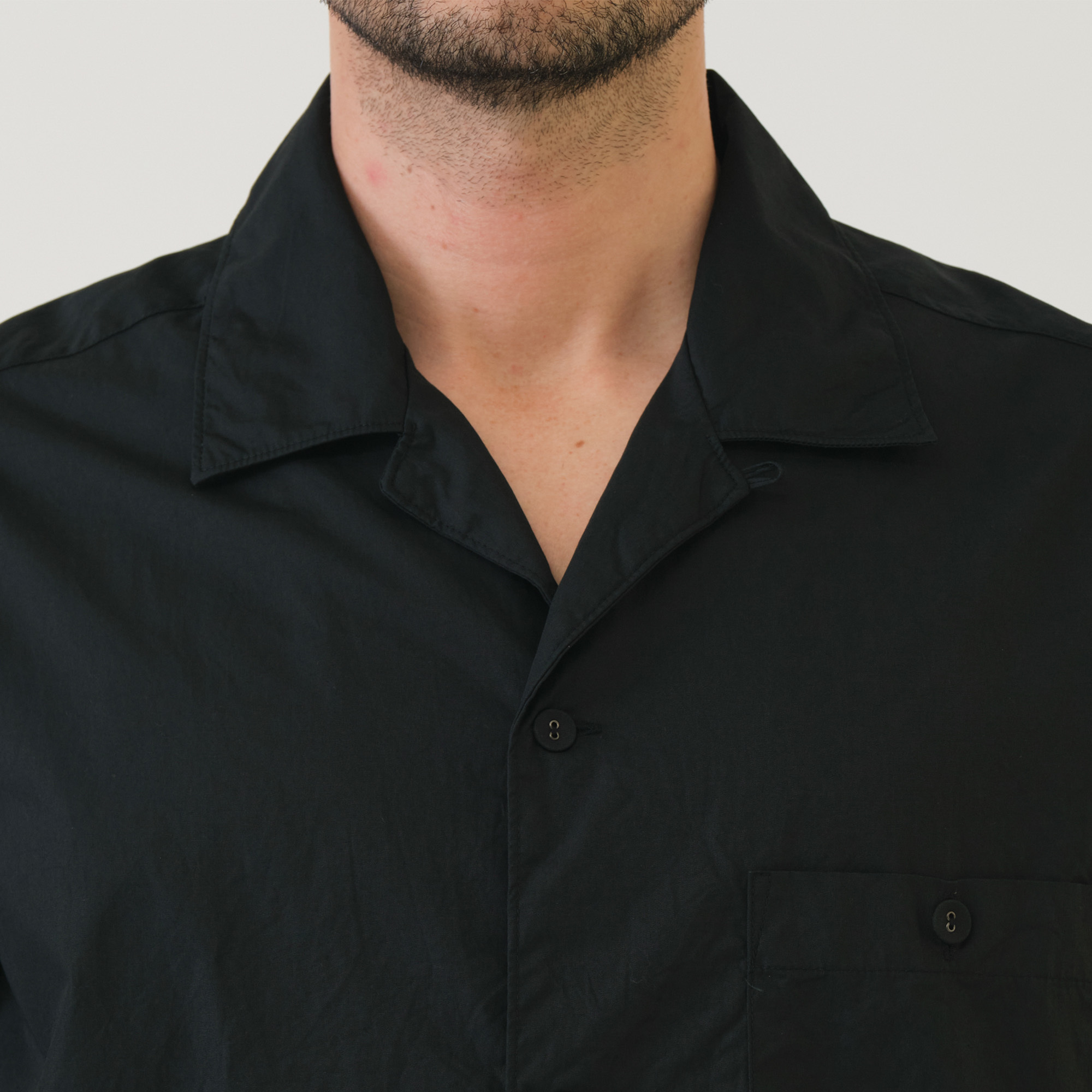 Sage De Cret - Thomas Mason Broadcloth Open Collar Shor