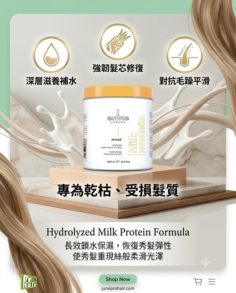 envie milk protein mask 1000ml