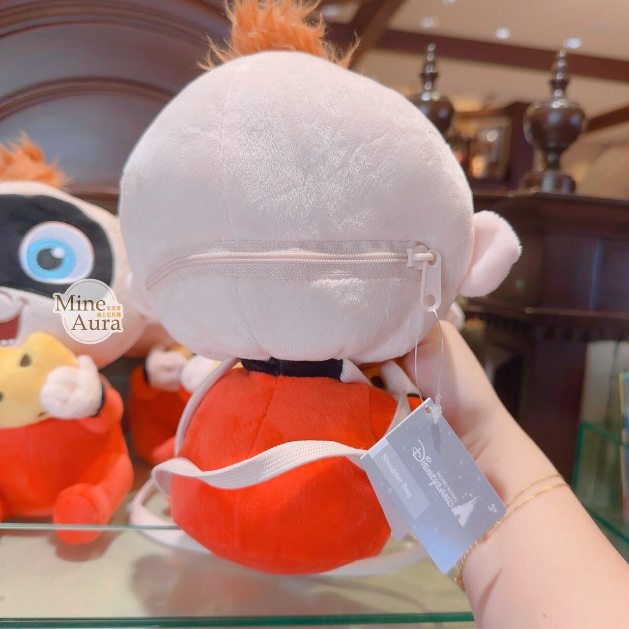 皮克斯 Pixar 玩轉夏日系列 巴小傑 Jack-Jack Parr 絨毛 娃娃 玩偶 造型 斜背小包 超人特攻隊 The Incredibles -香港迪士尼樂園