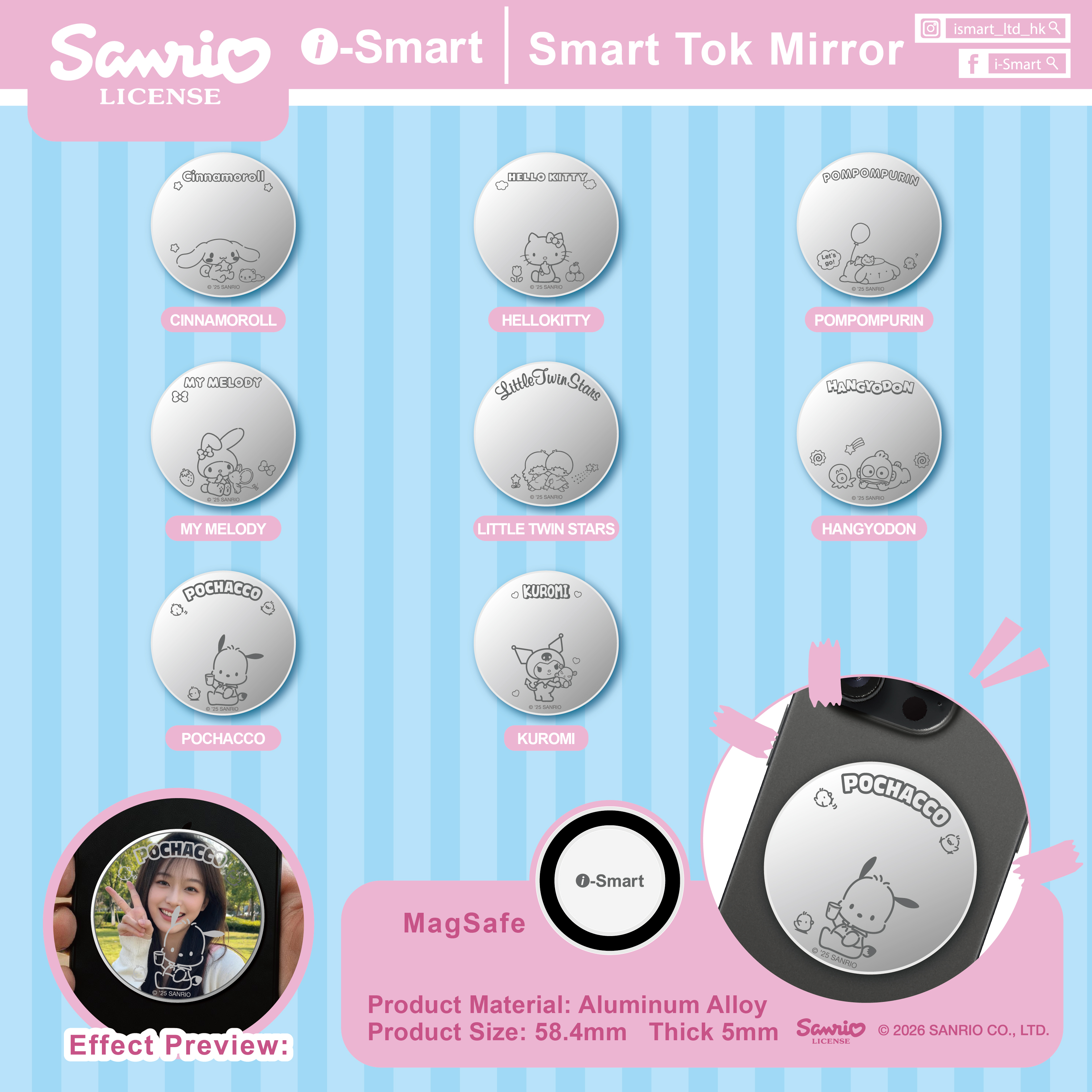 i-Smart Sanrio Smart Tok Mirror