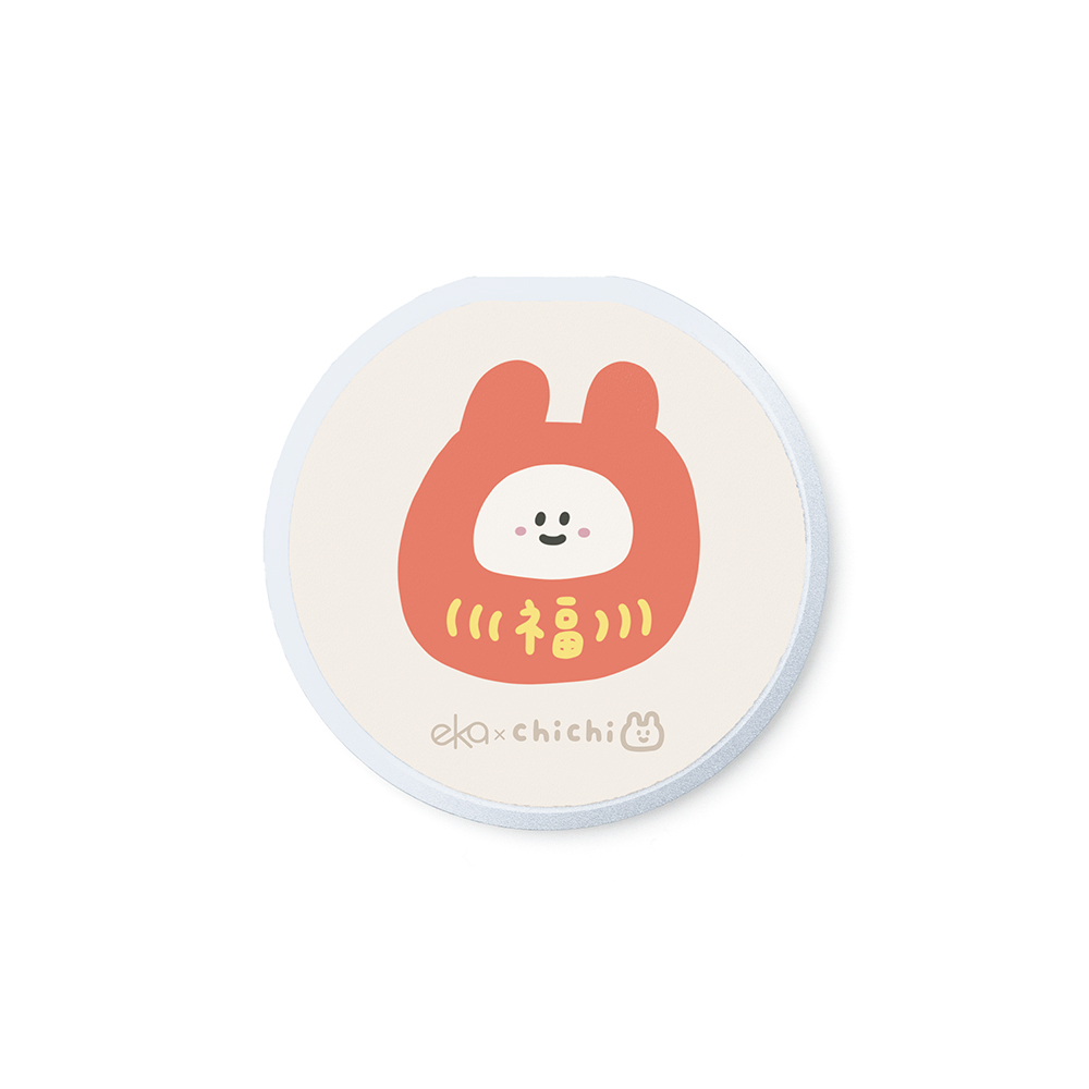 【ekax x 87小兔】磁吸鏡子金屬支架-招財福氣來