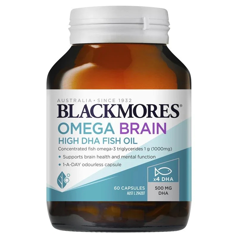 Blackmores 高濃度DHA魚油膠囊 60粒