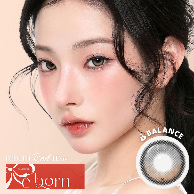 [日拋] I-SHA Reborn Red 1 Day Creamy Brown 彩妝隱形眼鏡｜每盒10片
