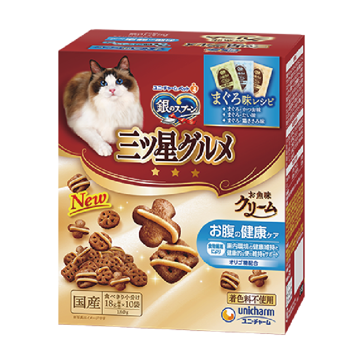 銀湯匙三星 腸道保健 3種魚味餅乾18g x10(UIC-6051)