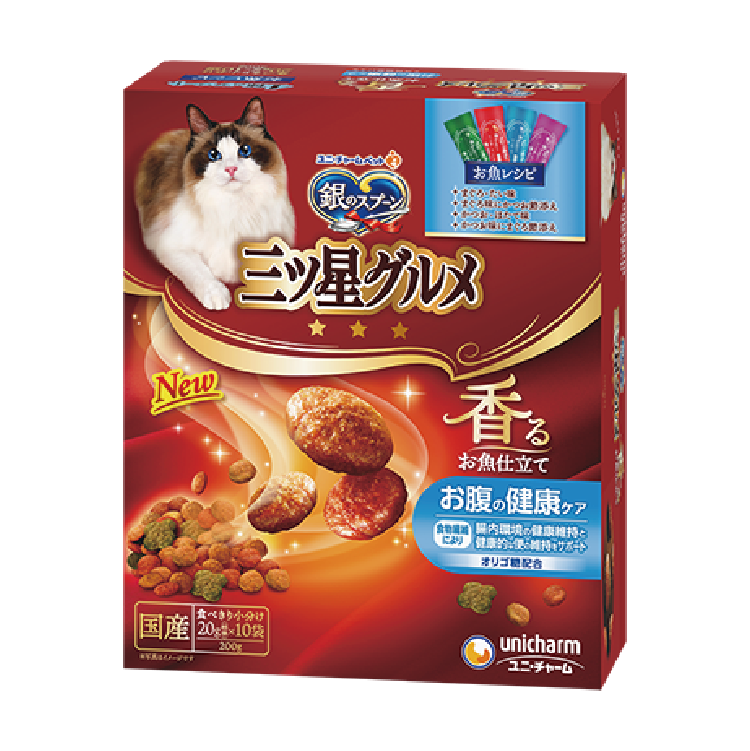 銀湯匙三 腸道保健 4種魚味餅乾 20g x10(UIC-6219)