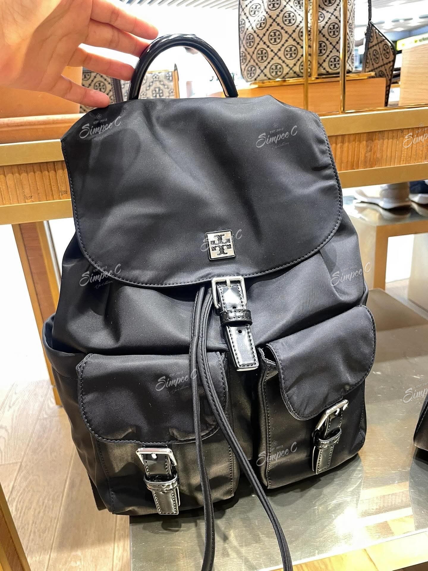 Tory Burch Virginia Backpack 降落傘物料尼龍背包