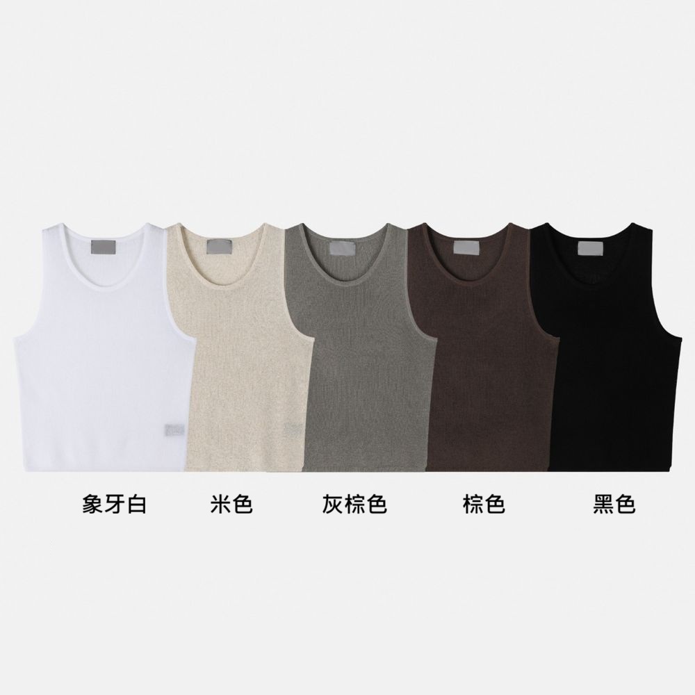 Linen Knit Sleeveless Top