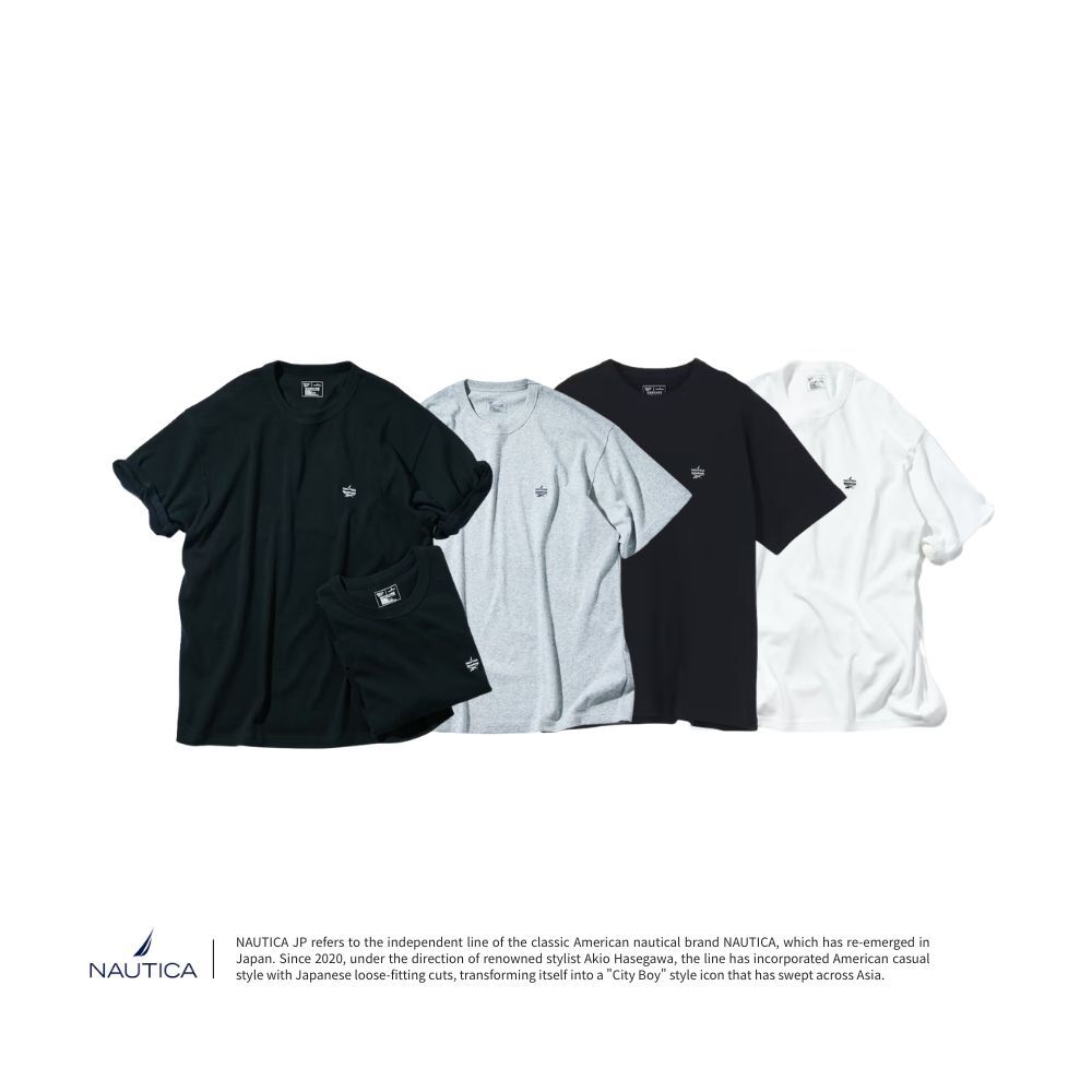 "代購" Reebok×NAUTICA 限定 聯名 LOGO 短T 刺繡 一包兩件