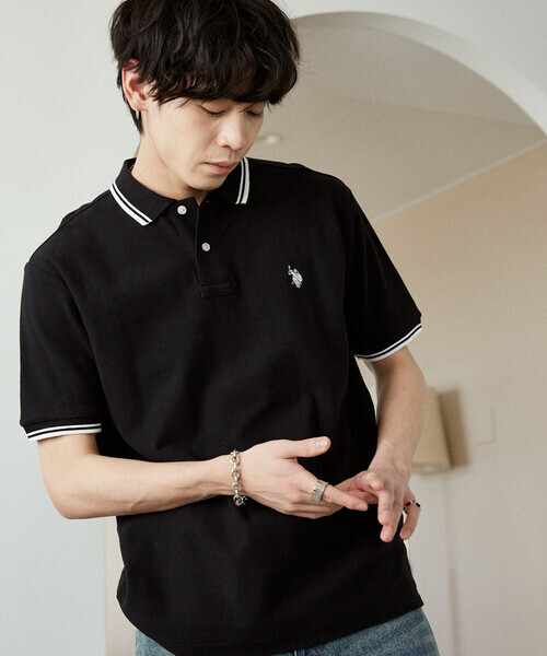 日本 U.S. POLO ASSN. x PUBLUX Pique Polo