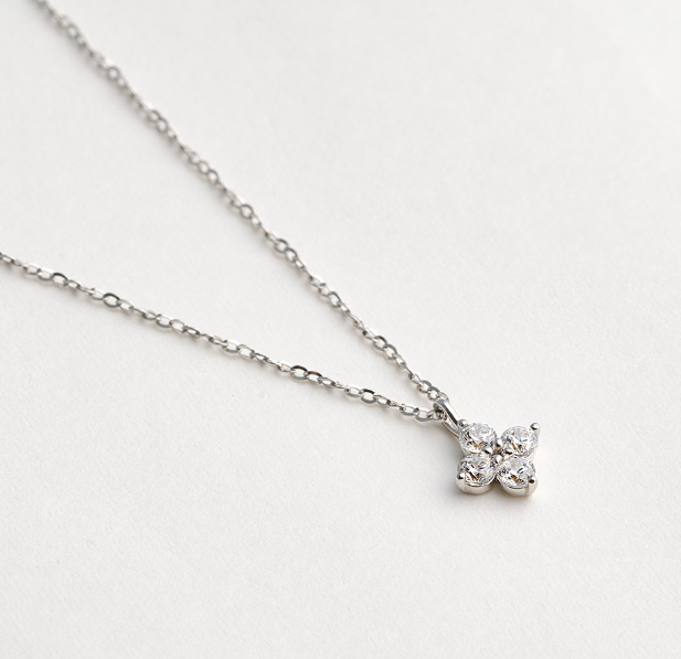 BS037 LLOYD Dazzling 0.16ct 培育鑽 14K 頸鍊 Dazzling Lab Diamond 14K Necklace