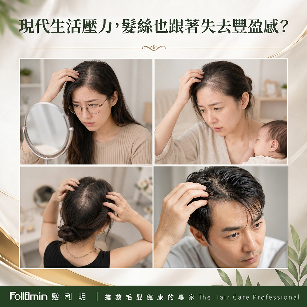 Follimin 髮利明 養髮液  咖啡因舒壓養髮液 淨化活絡頭皮 活化脆弱毛髮 加強循環舒壓