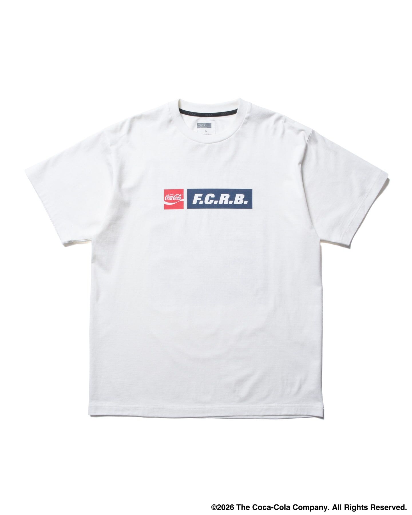 FCRB Coca-Cola AD BANNER TEE - White