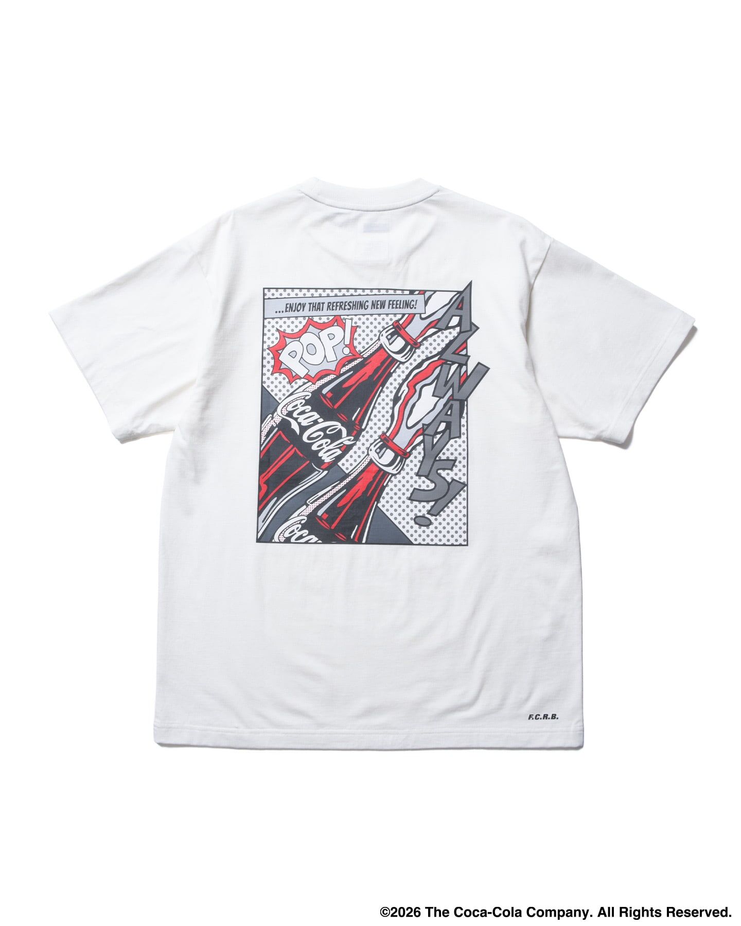 FCRB Coca-Cola AD BANNER TEE - White