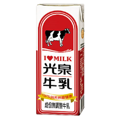 士林總會｜光泉 100%純天然無添加   成分無調整保久乳(6入)