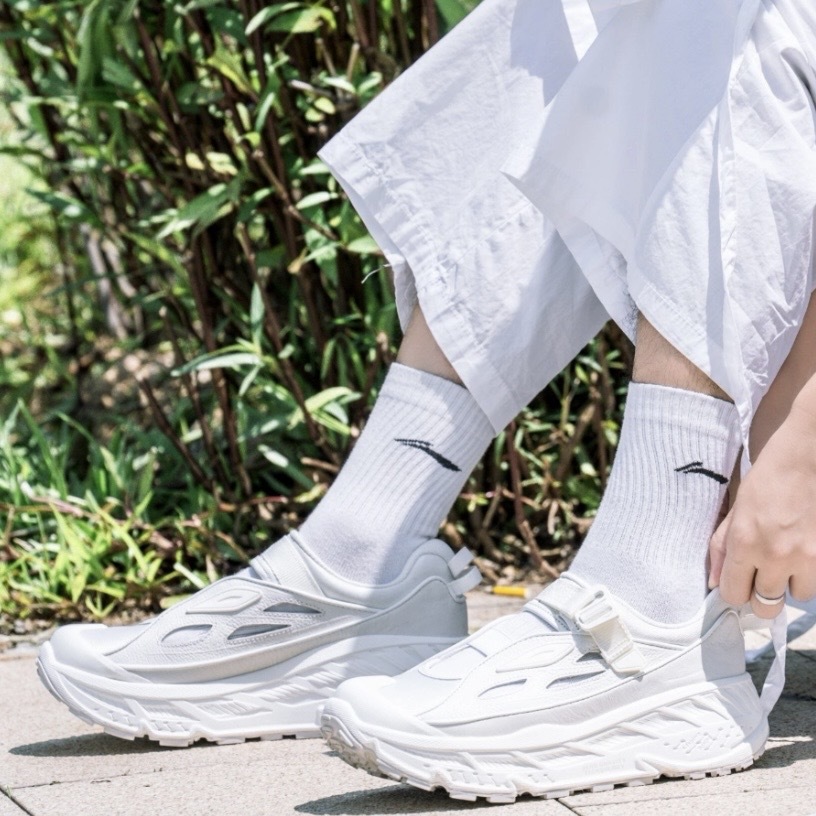 HOKA STINSON BREEZE 全白 涼鞋 越野跑鞋 休閒 1174450-FGRT
